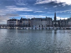 at Vieux Port de Honfleur - Old Harbour of Honfleur - France