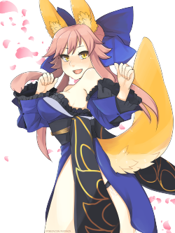 puffphox: Tamamo no Mae!Caster is pretty much my mom, wife, and