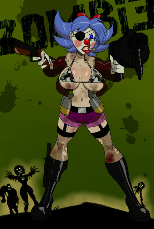 aeolus06:  Zombie Apocalypse Lauren, Giggles and DaveyHappy Halloween!