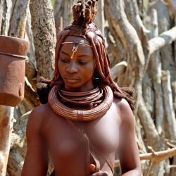 I am sick at home and watching a documentary about Himba’s.