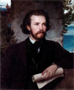 Portrait of the singer Karl Wallenreiter - Arnold Böcklin