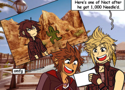 destiny-islanders:  In which Sora has a sixth sense. And yes,