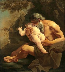 necspenecmetu:  Giulia Lama, Saturn Devouring His Children, c.