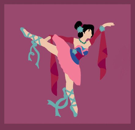 girlofmanycolors:  Disney Ballerinaâ€™s By: middleR3DD 