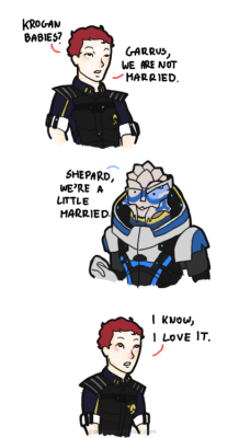 meshesti:LOOK AT HOW CUTE THIS IS! I FUCKING MISS GARRUS AND