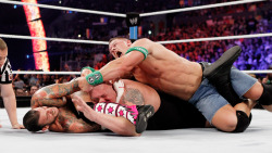 fishbulbsuplex:  John Cena vs. The Big Show vs. C.M. Punk  Is