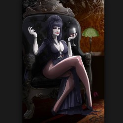 elvirafanatic:  Cool #elvira art by JaviGarcia #elviramotd #emotd