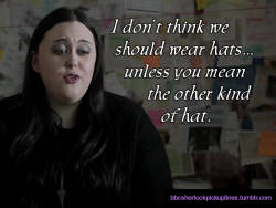 “I don’t think we should wear hats… unless