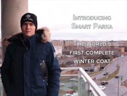 sizvideos:  Smart Parka is the first complete winter coat. Get