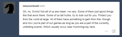 ask-humming-way:  THESE ANONS ARE GETTING OUT OF CONTROL.   >w<!