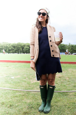 properkidproblems:  Rainy day chic at The Harriman Polo Cup