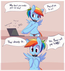 omiart:  Convince this pony girl to be more social :|   X3!