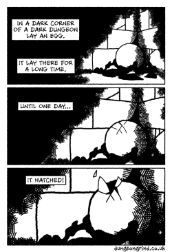 dungeongrind:  The Very Hungry Rust Monster is a mini-comic I