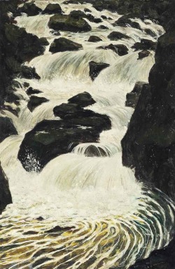 arsvitaest:   C.R.W. Nevinson, The Waterfall, 1924, oil on canvas