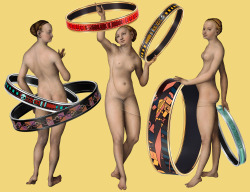 ubicouture:  Hula hooping with HERMÈS bracelets and The Three