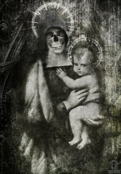 ubernoir:  Virgin Mary with her Son by nosve on DeviantArt