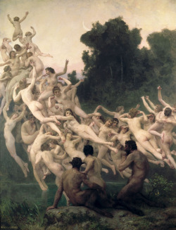 palpableillusion:  Le Oreidi-Adolphe Bouguereau 