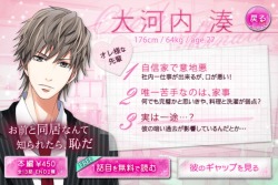 myvirtualboyfriends:  Character profiles from the Japanese version