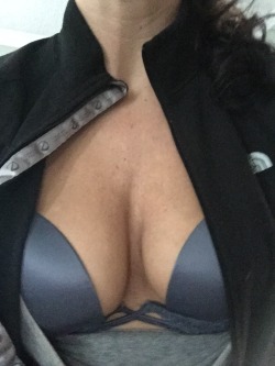 soccer-mom-marie:  Forced to wear a bra today…I hate it 😪