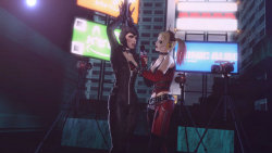 Harley And Catwoman In - Rooftop Shenanigans by Rastifan  