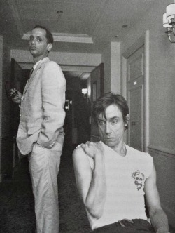 goregirlsdungeon:  John Waters and Iggy Pop - Sourced from the