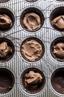 sweetoothgirl:    toasted s’more chocolate ice cream cups