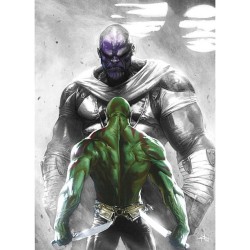 by Gabriele Dell’Otto #thanos #drax #draxthedestroyer #gabrieledellotto