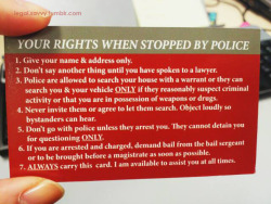  Handy criminal lawyer business card: Remember to “Object loudly