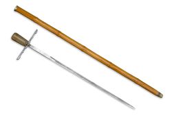 art-of-swords:  Sword Cane Medium: steel, bamboo, horn, gold