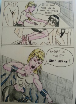 Kate Five vs Symbiote comic Pages 16 - 23  This brings issue