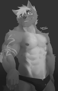 tamazukiakiyama:    Grayscale commission for KadoDaramara on FA This one was quite fun xD You can request a commission here:http://www.furaffinity.net/user/tamazukiakiyama/ 