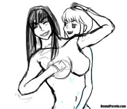 HentaiPorn4u.com Pic- Cropped sketch for my first hentai drawing.