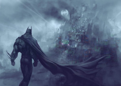 youngjusticer:  From Wayne Manor to city of turmoil. Landscape,