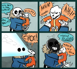 spacegate:  Baby Blaster Papyrus sometimes goes pew pew when