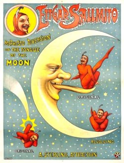 zombienormal:  Mephisto diversion on the tongue of the moon. Poster