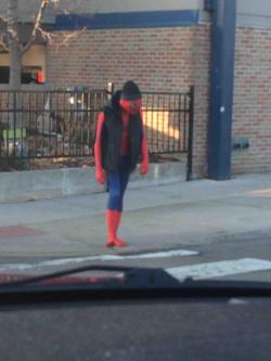 redditfront:  Spider-Man looks like he’s had better days.