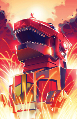 castlewyvern:  Mighty Morphin Power Rangers Zord variant covers
