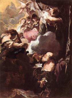 baroqueart:  The Ecstasy of Saint Paul by Johann Liss Date: 1628-1629