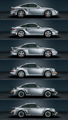 automotive-lust:  dream-about-cars:  Evolution of the Porsche