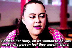 i-know-ive-got-loose-ends:  :Sharon Rooney accepts My Mad Fat