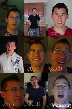 athxna20:  Markiplier through the years.  Congratulations for