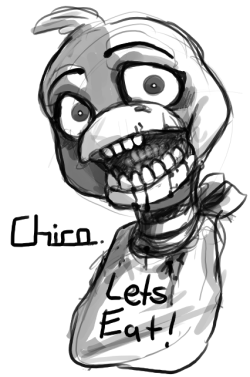 accursedasche:  I ended up randomly drawing Chica, came out better