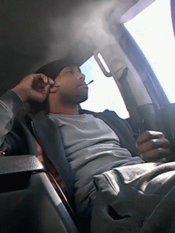 triplexratedme:  My type of freak…Smoking a blunt and jacking