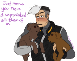 peachy-matsu:  This is just an excuse to draw shiro with dogs