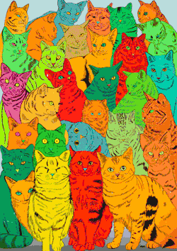 endearingyouare:  Which psychedelic cat do you like most? Â My