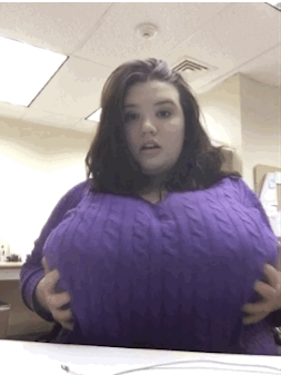 dustydoritos: The beautiful itskaitiecali I agree, for a fat girl she is very cute. Her face is adorable and her breasts are gigantic, she looks hot in the purple topâ€¦ What I would do to destroy that top!!!