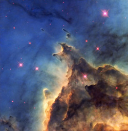 just–space: NGC 2174: Stars Versus Mountains  js 
