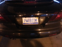 dlubes:  cryptographer:  I saw this license plate in the parking