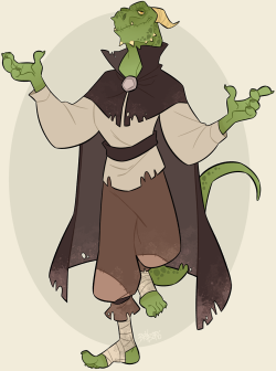 bryborg:  Skhall, my Argonian who I don’t draw enough… 