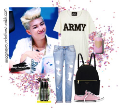 imagineyourclothes:  First meeting with Rapmonster - requested